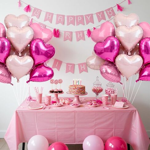 تثير 30pcs 18 بوصة بالونات القلب الأحمر في عيد الحب شكل قلب رقائق البالونات مايلار ديكور لزخرفة رومانسية لعيد الزفاف زفاف الزفاف الإمداد in Saudi Arabia