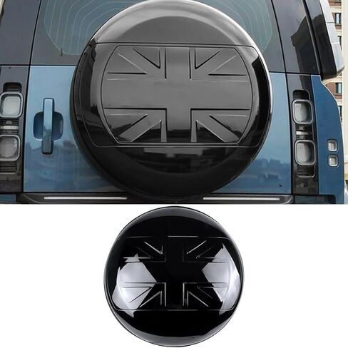 غطاء إطار احتياطي متوافق مع Land Rover Defender 90 110 130 2/4 Door 2025 2024 2023 2022 2021 2020 ، Polyester Wheel Wheel Protectory Expension in Kuwait
