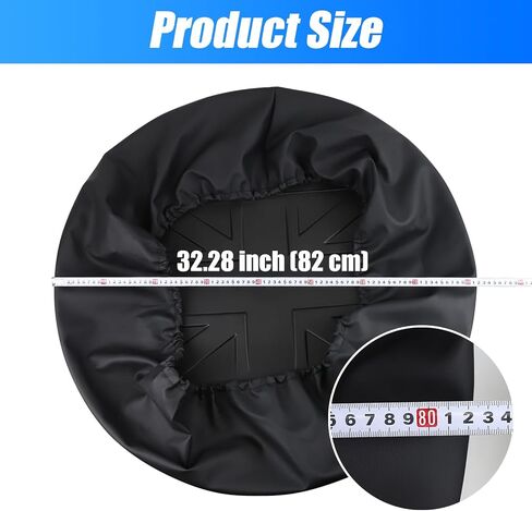 غطاء إطار احتياطي متوافق مع Land Rover Defender 90 110 130 2/4 Door 2025 2024 2023 2022 2021 2020 ، Polyester Wheel Wheel Protectory Expension in Kuwait