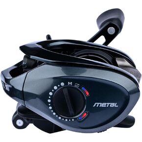 بكرات PureLure Cheetah Air Baitcaster ، ثلاثة أوضاع DC BFS بكرة ، ألياف الكربون إطار المصادقة المصنوعة من الألومنيوم 11+1 BB ، صوت فرقة الفرامل الإلكترونية 3.5-17G الوزن 7.6: 1 نسبة التروس 4KG MAX DRAG in Kuwait