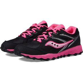 Saucony Cohesion TR14 LTT Trail Running Shoe (Little Big Kid) Sneaker, Aqua/Coral, 3 US Unisex in Saudi Arabia