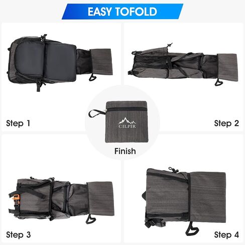 15L Lightweight Hiking Backpack Small,Waterproof Hiking Daypack,Foldable Backpack for Travel,Ultralight Daypack in Saudi Arabia