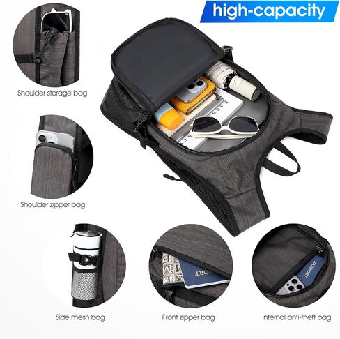 15L Lightweight Hiking Backpack Small,Waterproof Hiking Daypack,Foldable Backpack for Travel,Ultralight Daypack in Saudi Arabia