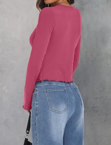 Aimcoo Women's Y2K Tie tops Tops Bell Sleeve Sexy Crop Top Stirts Long Squart in Kuwait