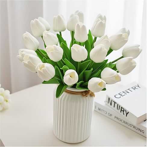 10pcs مفتوحة جزئيا الزنبق الاصطناعي 15.5 "PU الزهور الاصطناعية للهدايا العائلة هدايا DIY ترتيب الزهور الزهور في المنزل المطبخ مكتب حفلات الزفاف in Kuwait