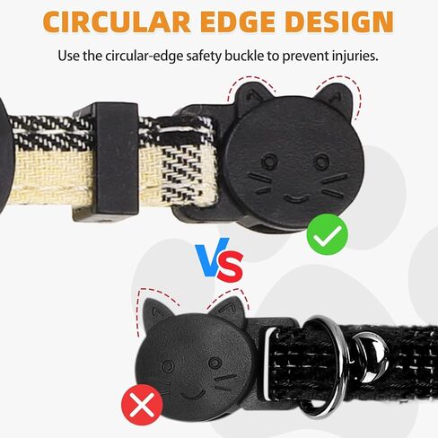 Kooltail Fall Cat Cat Breakaway مع Bowtie and Bells ، و 2 حزمة عيد الشكر أرنب الأذن الأذن اللطيف ، وتصميم منقو in Saudi Arabia