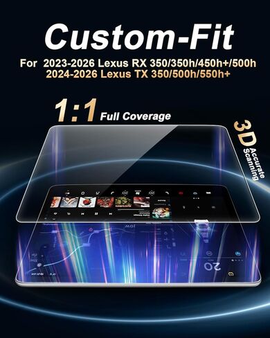 2025 Lexus ES 350 Screen Protector - For 2022-2025 Lexus ES 250/ES 350/ES 300h 8-Inch Navigation Screen Protector - 2 Pcs Nano Film For 2022-2025 ES250/ES 350/ES300h Accessories(2 Packs) in Kuwait