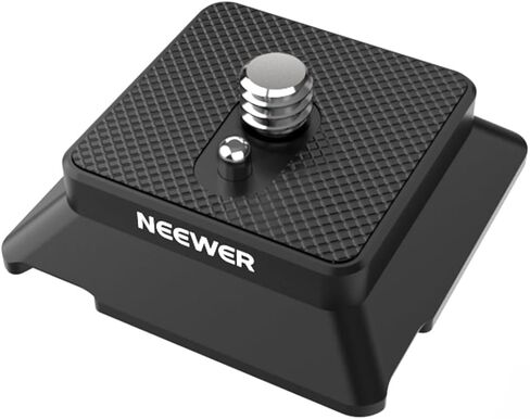 NEEWER Arca Type Quick Release Plate with 1/4" Screw, Camera Tripod Mount Adapter QR Plate Accessory Compatible with DJI RS Series Gimbal Stabilizer Action Camera Phone Cage, UA078 in Saudi Arabia