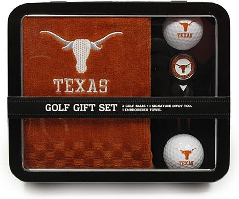 مجموعة هدايا Team Golf NCAA، منشفة جولف مطرزة، 2 كرات جولف، وأداة Divot مع علامة كرة مغناطيسية قابلة للإزالة على الوجهين in Saudi Arabia