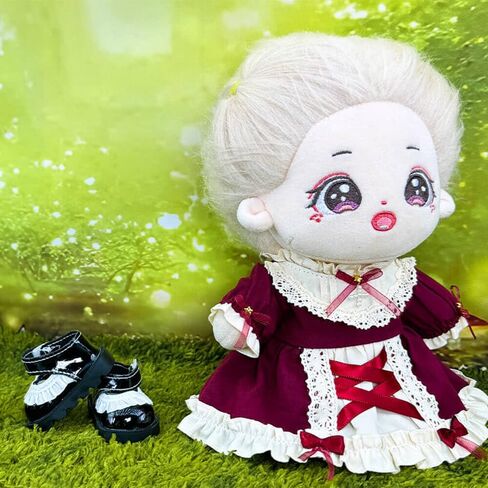 Niannyyhouse 20cm Plush Doll Lace Leather Leather Length 5.5cm 8in 8in accsities up (A2) in Saudi Arabia