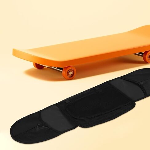 Alipis Portable Skateboard Carry Pouch with Comfortable Shoulder Strap Spacious Multi-functional Storage Bag for Outdoor Sports Thickened PVC Skateboard Organizer and Protector in Saudi Arabia