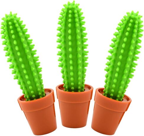 أقلام الصبار ، 3pcs Cactus Bonsai على شكل أقلام الدقة بالقرطاسية لطلاب المنازل المدرسية لطلاب المنازل المدرسية مستلزمات in Kuwait