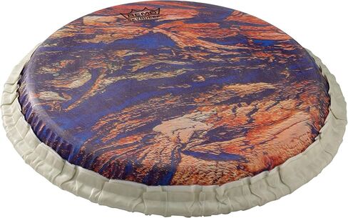 REMO Conga Drumhead، مدسوس، 11.75 بوصة، SKYNDEEP®، رسم الكهف المتحجر in Saudi Arabia