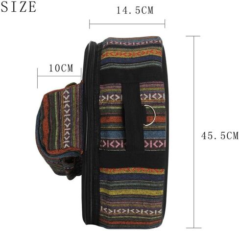 Generic Portable Snare Drum Carrying Bag, 18 X 5.7 Inches, Multicolor in Saudi Arabia
