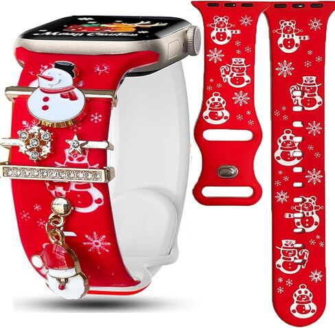 Halloween Fall Engraved Band with Charms Compatible with Apple Watch 38mm 40mm 41mm 42mm 44mm 45mm 46mm 49mm Women,Jullstar Snowfalke Christmas Maple Pumpkin Autumn Skull Holiday Strap for iphone Watch Series 10 9 8 7 SE 6 5 4 3 2 1 in Kuwait