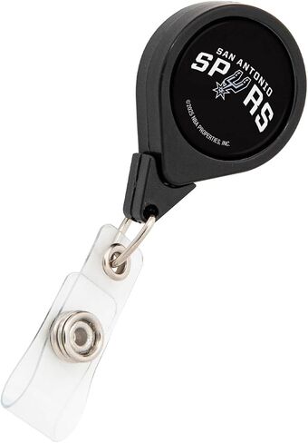 Desert Cactus San Antonio Spurs Retractable Badge Holder NBA ID Reel with Ticket Clip for Lanyard, Work, School & Office Access (Design C) in Saudi Arabia