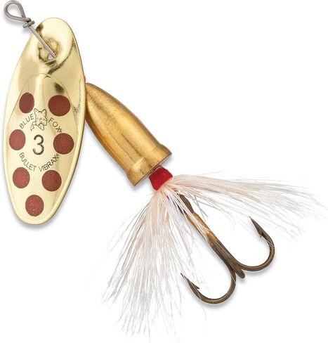 Blue Fox Vibrax Bullet Fly Fishing Lure, Size 2, Rainbow Trout in Saudi Arabia