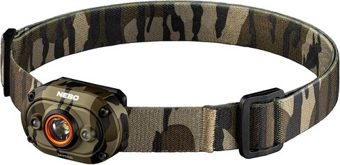 Nebo Mycro 450 مصابيح أمامية قابلة للشحن | 450 شمعة ، 6 أوضاع ضوئية ، مقاومة للماء ، مقطع قبعة قابلة للفصل ، مصباح رأس مشرق للغاية للتخييم والمشي لمسافات طويلة ، يشمل كابل شحن USB - أحمر in Kuwait