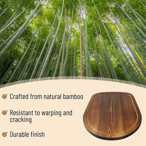Bamboo Land- خلاط المطبخ الخيزران المطبخ ، منزلقات مساعدة أسود للمساعدات من أجل كونترتوب ، صينية متحركة خشبية متوافقة مع مساعدات المطبخ 4.5-5QT in Kuwait