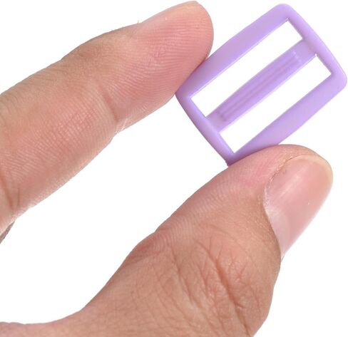 50 Pack Tri-Glide Slide - Plastic Adjustable Slide Buckles Webbing Fastener, Apply to Purse Belt Strap Hardware (3/4 Inches, Black) in Saudi Arabia