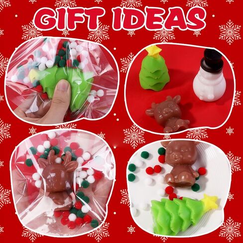 طقم Joice Taba Squishy ، DIY Squishy Making Kit 18oz 1: 1 AB Silecone السائل مع 6 قوالب لصنع مُصنعات صانع Super Sweat الخاصة بك. in Kuwait