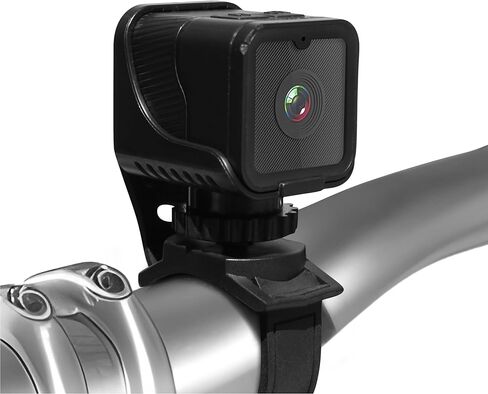 Tirol VeloCam 2.0 – Ultra-Light Action Camera for Cyclists – Helmet & Bike Mount – Full HD Video – Upgraded GoPro-Style Swivel Mount – and Universal Cycling Mount – Ideal for Cyclists or Action in Kuwait