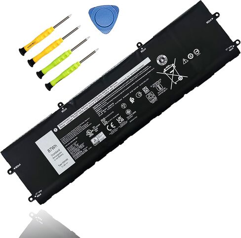 63WH RJ40G بطارية الكمبيوتر المحمول البديل لدقة Dell 15 3560 Latitude 14 5420 Latitude 15 5520 Series P137G P137G001 P104F P104F001 M033W WY9DX 01K2CF 0M3KCN 075X16 0WK3F1 005R42 3941MAH in Saudi Arabia