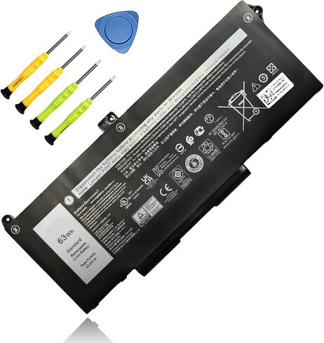 63WH RJ40G بطارية الكمبيوتر المحمول البديل لدقة Dell 15 3560 Latitude 14 5420 Latitude 15 5520 Series P137G P137G001 P104F P104F001 M033W WY9DX 01K2CF 0M3KCN 075X16 0WK3F1 005R42 3941MAH in Kuwait