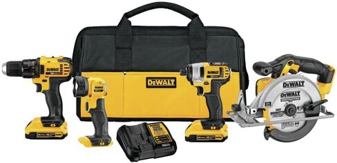 DEWALT 20V MAX Combo Kit, Compact 4-Tool (DCK421D2) in Saudi Arabia