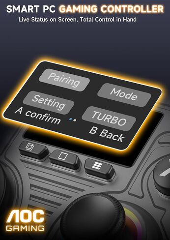 وحدة تحكم الألعاب AOC متوافقة مع الكمبيوتر الشخصي ، iOS ، Hall Effect Stick/Trigger in Kuwait