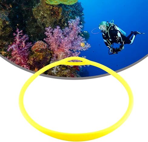 Mouthpiece Holder Scuba Head Collar, Diving Silicone Necklace Diving Regulator Accessory Silicone Regulator Octopus Holder Head Collar(Black) in Saudi Arabia