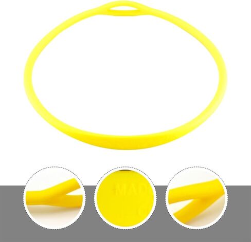 Mouthpiece Holder Scuba Head Collar, Diving Silicone Necklace Diving Regulator Accessory Silicone Regulator Octopus Holder Head Collar(Black) in Saudi Arabia
