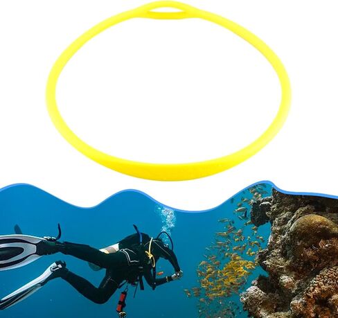 Mouthpiece Holder Scuba Head Collar, Diving Silicone Necklace Diving Regulator Accessory Silicone Regulator Octopus Holder Head Collar(Black) in Saudi Arabia