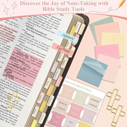 79 Pack Bible Study Supplies Koulding Kiter for Women ، Journal Journal Note That Trachtation Kit و Tabs Bible و Heightlighters مع حالة قلم رصاص ومزيد من أدوات دراسة الكتاب المقدس in Kuwait