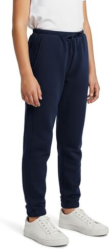 Andrew Scott Girls' Sweatpants | Active Fleece Jogger Pants | Multi Pack & Colors | Drawstring & Pockets in Saudi Arabia