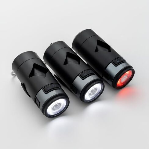 Lumi Dog Hord Bag Bag مع مصباح يدوي LED ، وملحق الكلاب الخالية من اليدين مع Carabiner Clip & Bags - مثالي للتخييم وإضاءة طريقك (أسود) in Saudi Arabia