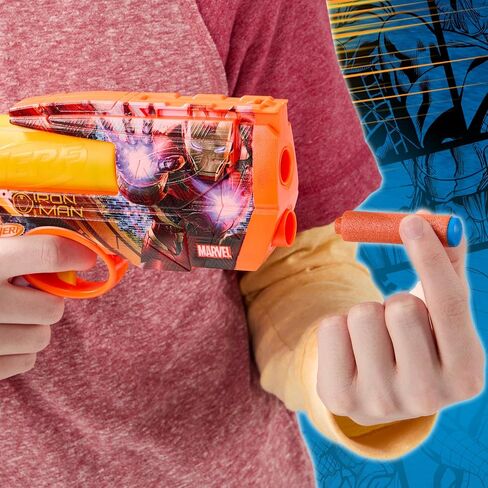 Nerf Marvel Hulk Dart Blaster | 4 Nerf N1 Foam Darts | Hulk-Inspired Blaster Skin Designs | Kids Gifts |Outdoor Toys & Games for Ages 8+ (Amazon Exclusive) in Saudi Arabia