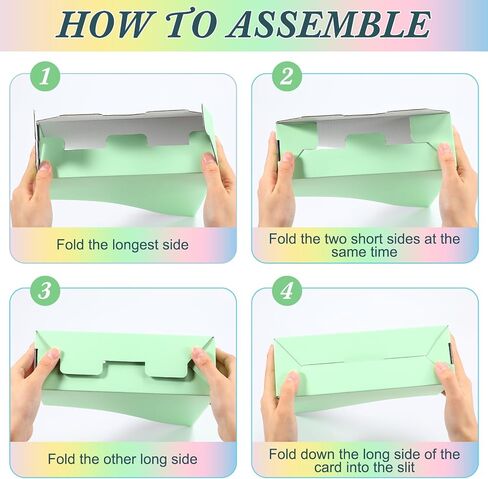 Pasimy 25 PCS Boho Cardboard Magazine Holder Magazine Magazine BOON BIN مع ملصق ملصق متعدد الألوان مربع تخزين للملفات المكتبية Document School Class -Home Office Supplies in Saudi Arabia