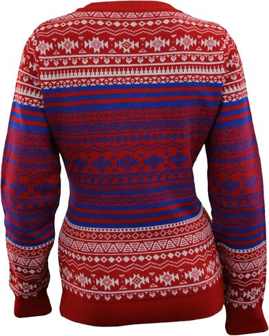 FOCO NBA Women's Big Logo Aztec V-Neck Sweater in Saudi Arabia