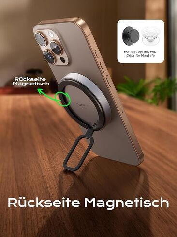 Threekey for Magsafe Charger ، QI2 معتمد من الشاحن اللاسلكي 15W ، وسادة الشحن السريع متوافقة مع iPhone 16/15/14/13/12 ، الشاحن المغناطيسي مع كابل USB-C 5 أقدام (حزمة أسود 2) in Kuwait