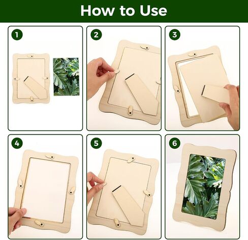 16 حزمة إطارات صور خشبية للحرف اليدوية ، 4 "× 6" صور إطارات خشبية للحرف اليدوية ، حرفة إطار صورة غير مكتم in Saudi Arabia