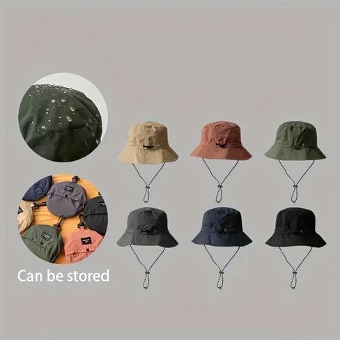 Men Women Outdoor Quick Dry Packable Bucket Hat for Sun Protection, Safari, Hiking, Fishing - Summer Boonie in Saudi Arabia