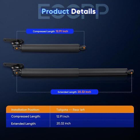 ECCPP Power Rear Liftgate Tailgate Lift Support Cylinder For Mercedes-Benz GL320 For Mercedes-Benz GL350 For Mercedes-Benz GL450 For Mercedes-Benz GL550 2007-2012 Replaces 1647400545 1pc in Saudi Arabia