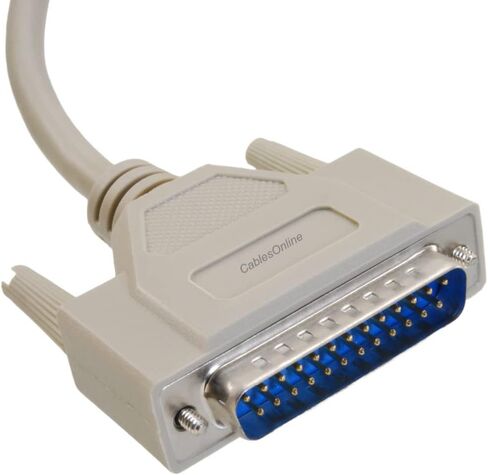 CABLESONLINE 6FT. DB25 ذكر إلى الذكور 25 موصلات متسلسلة بالكامل ، متوازي أو كابل مباشرة من خلال SCSI ، S-0006 in Saudi Arabia