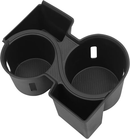 smabee Center Console Lower Organizer Tray Compatible with Kia EV9 2023 2024 2025 Cup Holder Insert Accessories ABS Interior Black in Saudi Arabia