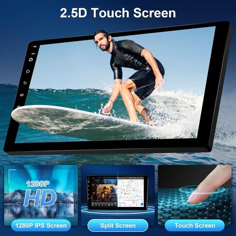 Radio Leadfan Car Radio Toyota Corolla 2009 2010 2011 2012 2013 استبدال ستيريو مع Carplay Android Auto ، شاشة تعمل باللمس 9 بوصة مع Bluetooth WiFi GPS SWC Camera Camera ترقية بانتالا in Saudi Arabia