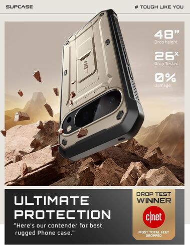 Supcase لـ Google Pixel 10 Pro XL Case مع واقي الشاشة (Unicorn Beetle Pro) ، [Stand-in Stand & Belt-Clip] in Kuwait