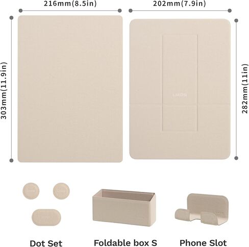 LHiDS Foldable Float Board Laptop, Modular Desktop Organizer, Portable Office Board Organizer, Magnetic Board Stand Design can be Multiple Angles Switch Display (Water Blue) in Kuwait