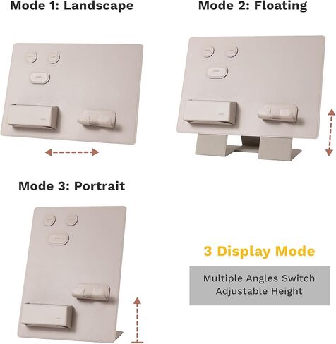 LHiDS Foldable Float Board Laptop, Modular Desktop Organizer, Portable Office Board Organizer, Magnetic Board Stand Design can be Multiple Angles Switch Display (Water Blue) in Kuwait