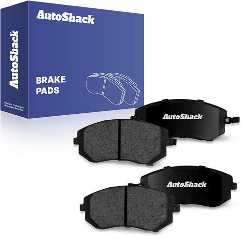 AutoShack Front Ceramic Brake Pad Set Driver and Passenger Side Replacement for 2002-2012 Subaru Outback Legacy 2002-2010 Impreza 2003-2006 Baja 2003-2010 Forester 2005-2006 Saab 9-2X AWD SCD929 in Saudi Arabia